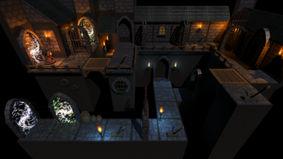 dark outdoor level