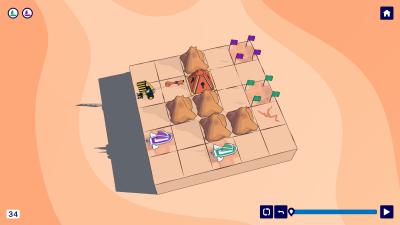 Medium level featuring drones, kezs, gates and break away tiles.