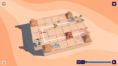 Medium Level featuring an NPC, a gate, a key, a source and an outpost.